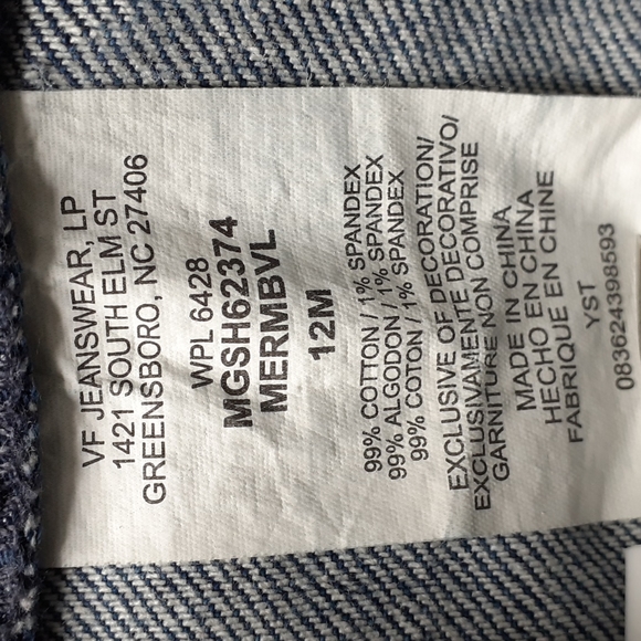 Merona Low Rise Boot Medium Vintage Wash Blue Jeans 12 Medium - Picture 15 of 16